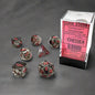 D7-Die Set Dice Translucent Polyhedral