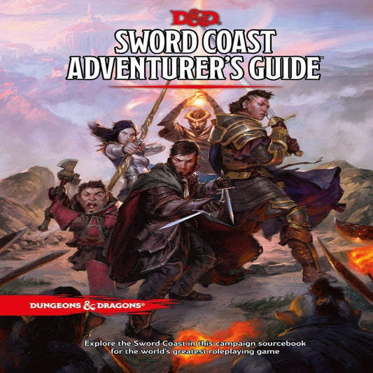 D&D Dungeons & Dragons Sword Coast Adventurers Guide (SCAG) Guide Hardcover